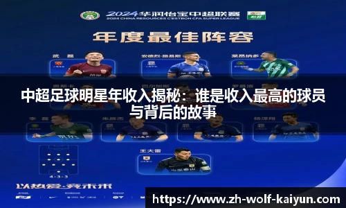 中超足球明星年收入揭秘：谁是收入最高的球员与背后的故事